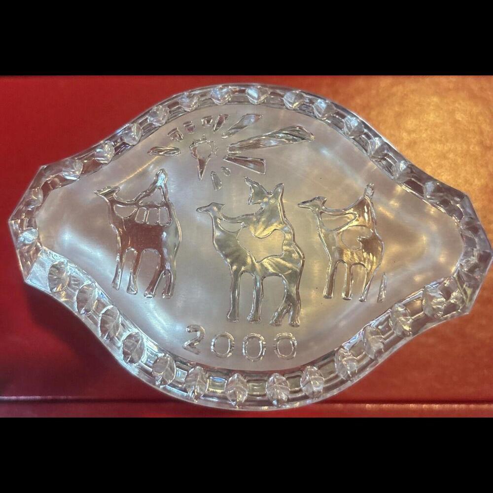 🔮🎶Waterford Songs Of Christmas 5th Edition 2000 O Holy Night Music Box